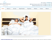 Tablet Screenshot of nysleepcenter.com